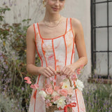 Ringer Reef Midi Dress