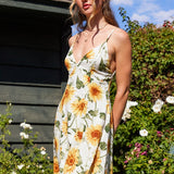 Sunflower Maxi Dress