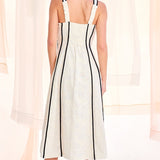 Crystal Cascades Midi Dress